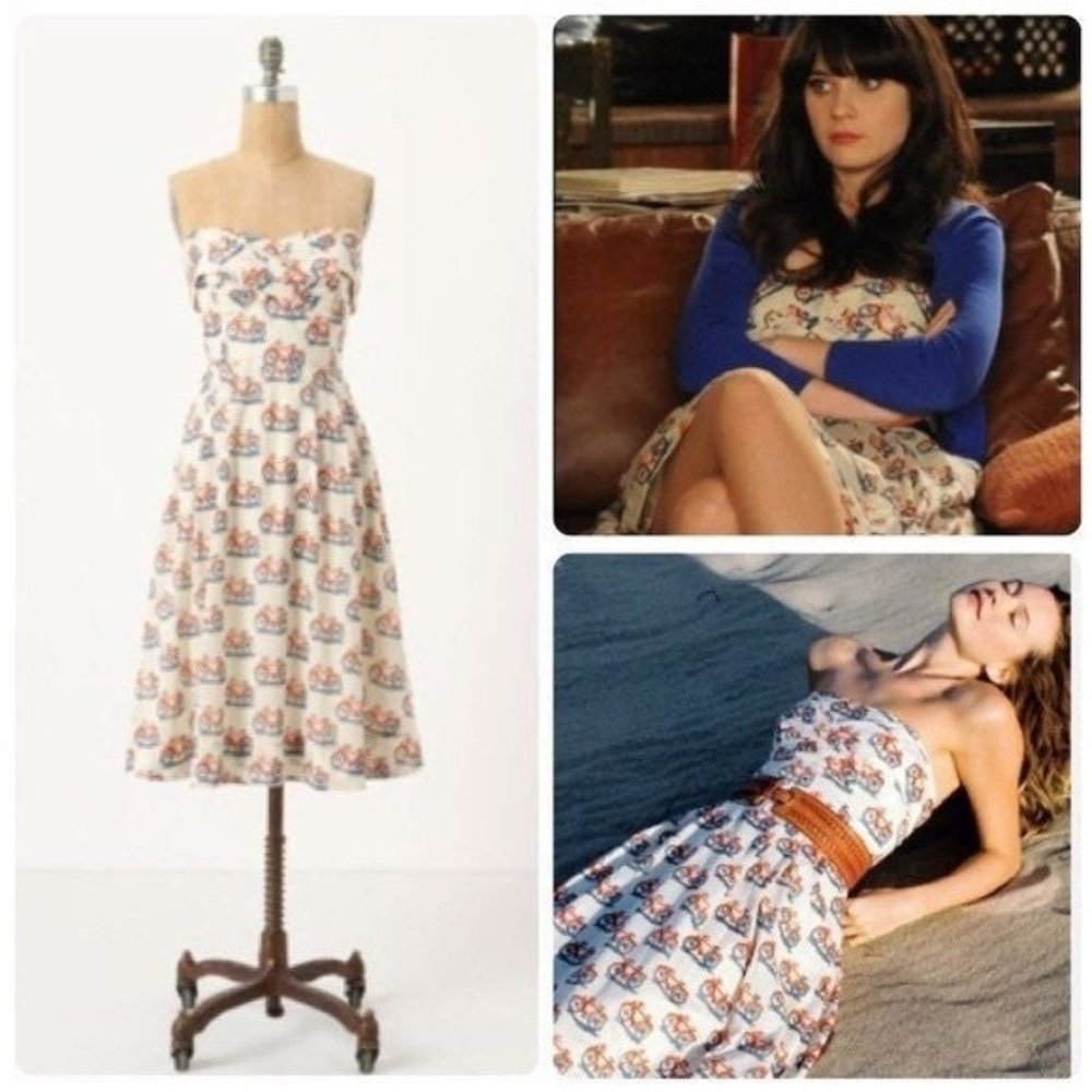 Anthropologie Postmark Bike Lane Dress